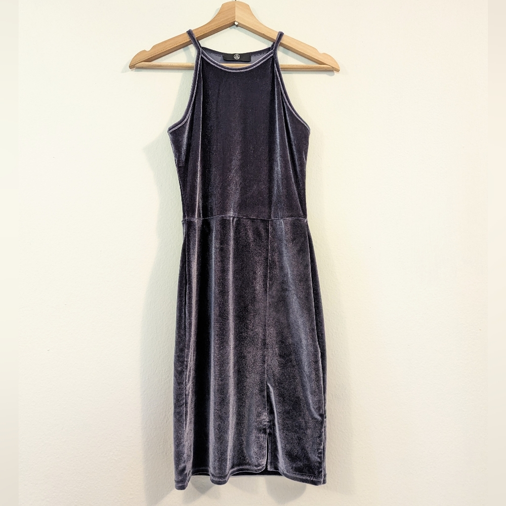 Missguided Velvet Halter Dress